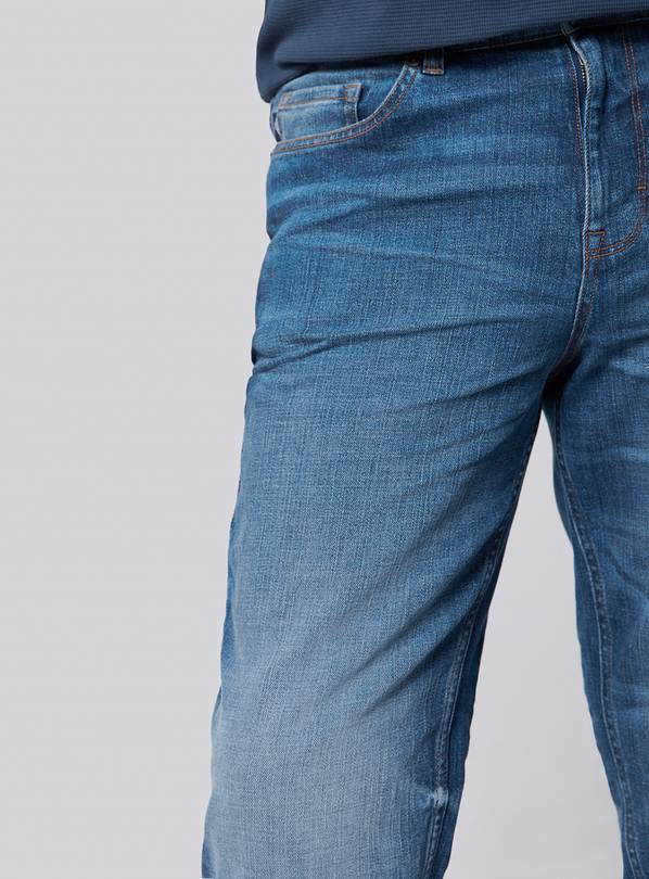 Men's union blue stretch hot sale jeans